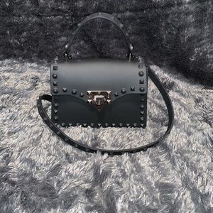Small Black stud bag
